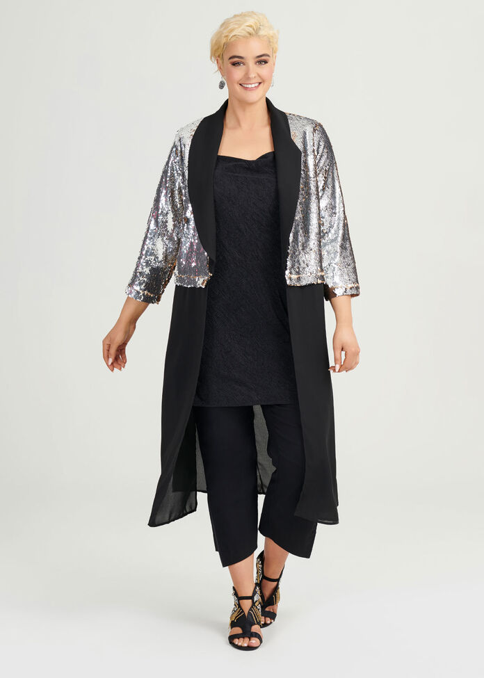 Sequins Glitter Jacket, , hi-res