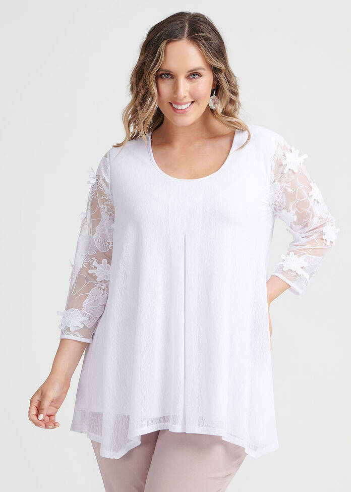 Bloom Lace Top, , hi-res