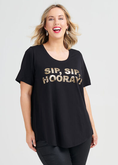 Plus Size Organic Sip Sip Top