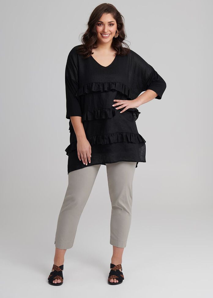 Linen Salma Tunic, , hi-res