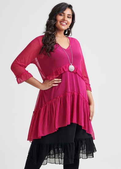 Plus Size Frill Me Tunic