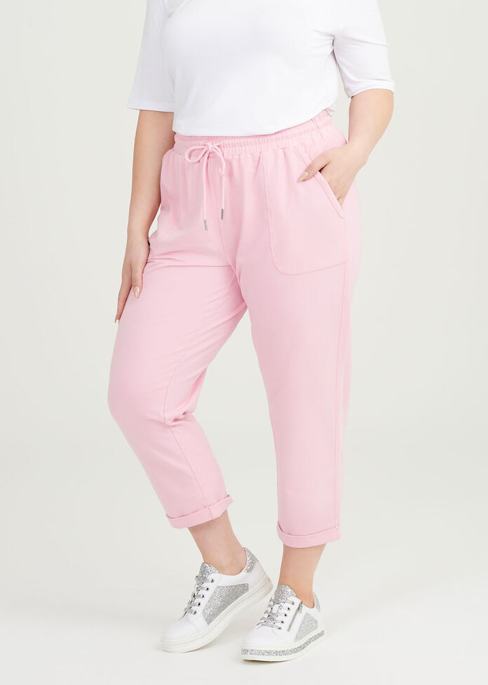 Organic Cropped Jogger, , hi-res