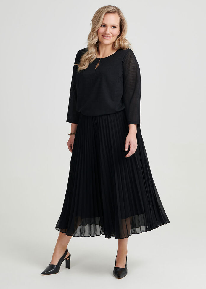 Sunray Pleated Culottes, , hi-res