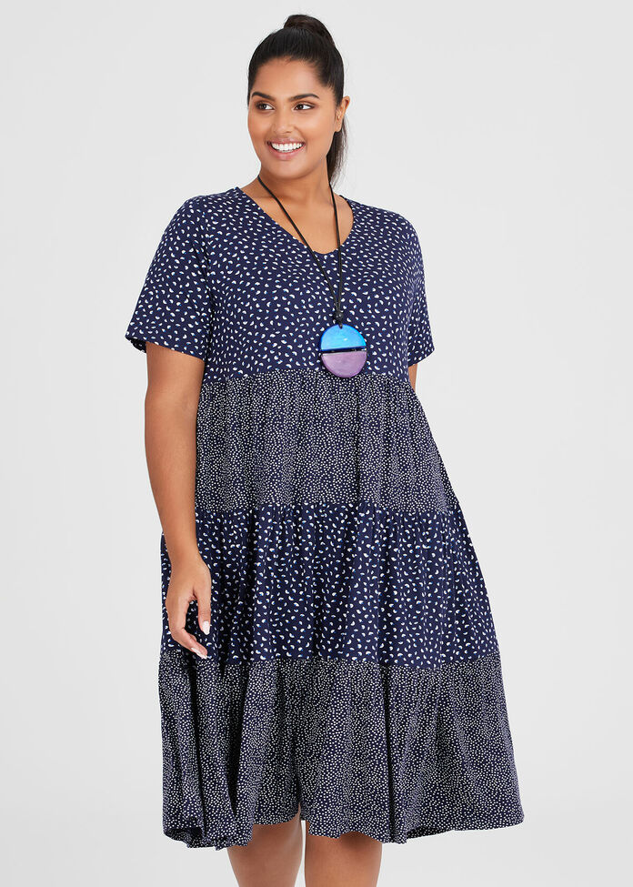 Organic Cotton Spot Dress, , hi-res