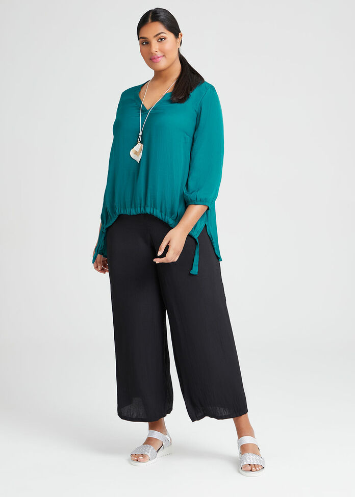 Luxe Tie Top, , hi-res