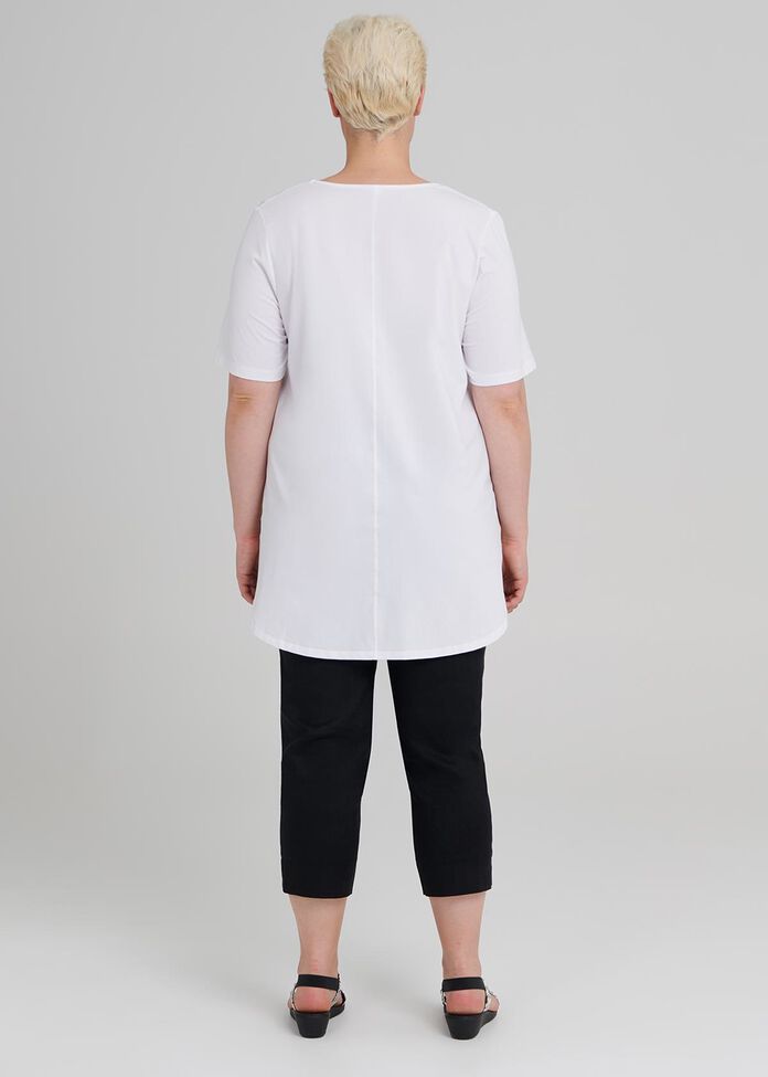 Cotton Base Short Sleeve Top, , hi-res