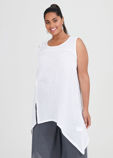 Plus Size Linen Swansea Tunic