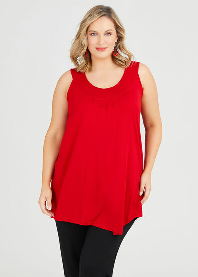 Plus Size Rouge Bamboo Tank