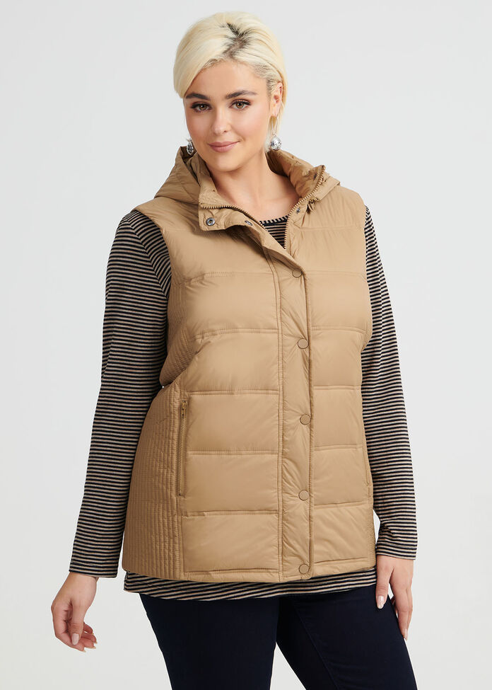 Time Traveller Puffer Vest, , hi-res