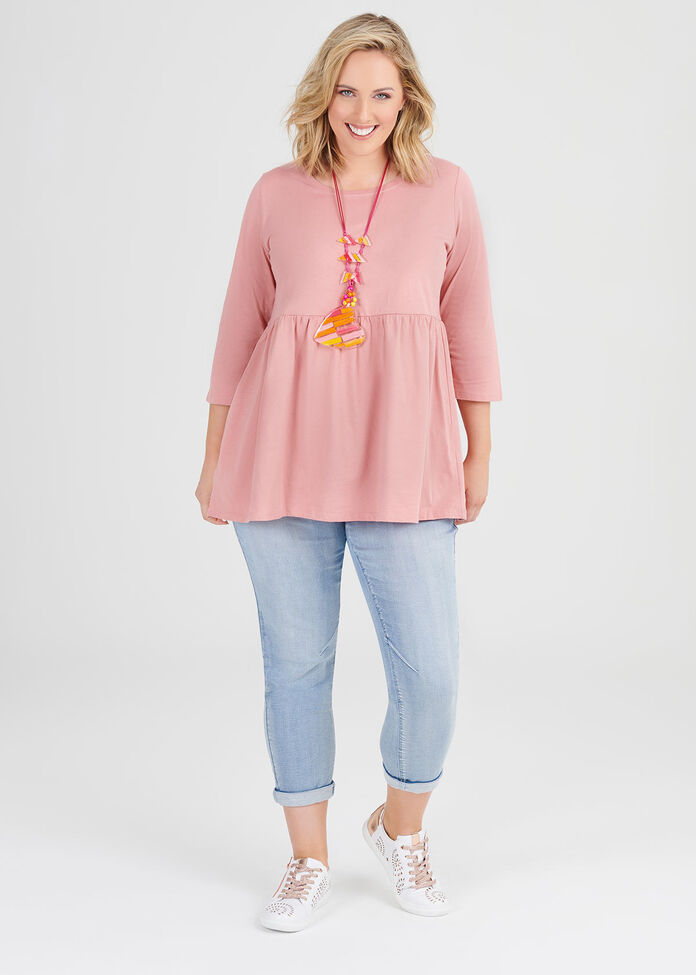 Organic Tiered Top, , hi-res