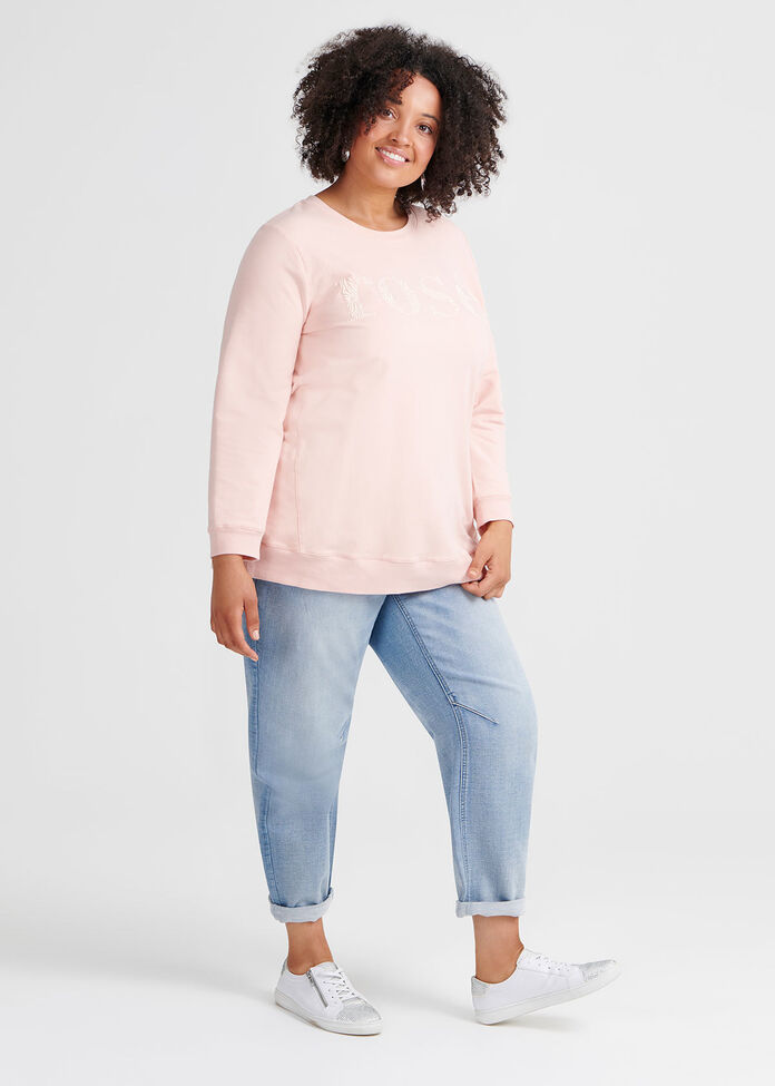 Organic Rose All Day Top, , hi-res