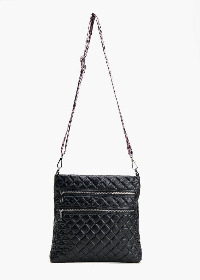 Queen Quilted Crossbody Bag, , hi-res