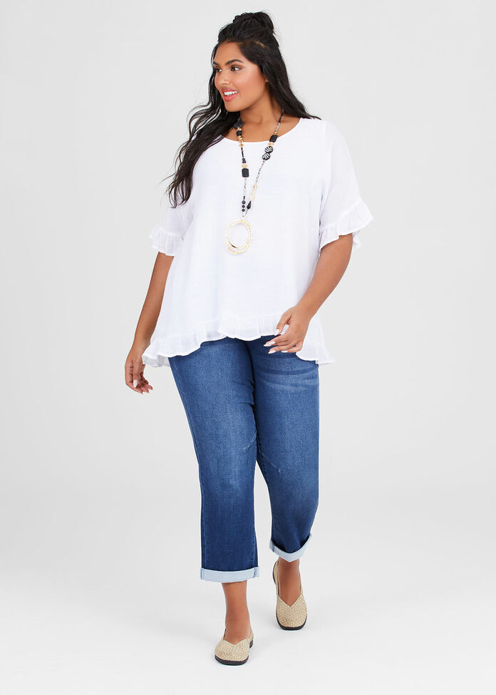 Voyage Frilly Top, , hi-res