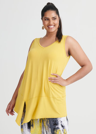 Plus Size Sunset Bamboo Tank