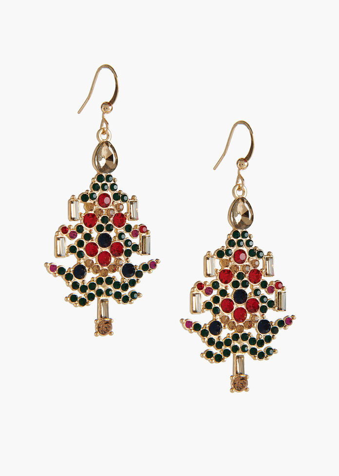 Trim The Tree Earrings, , hi-res