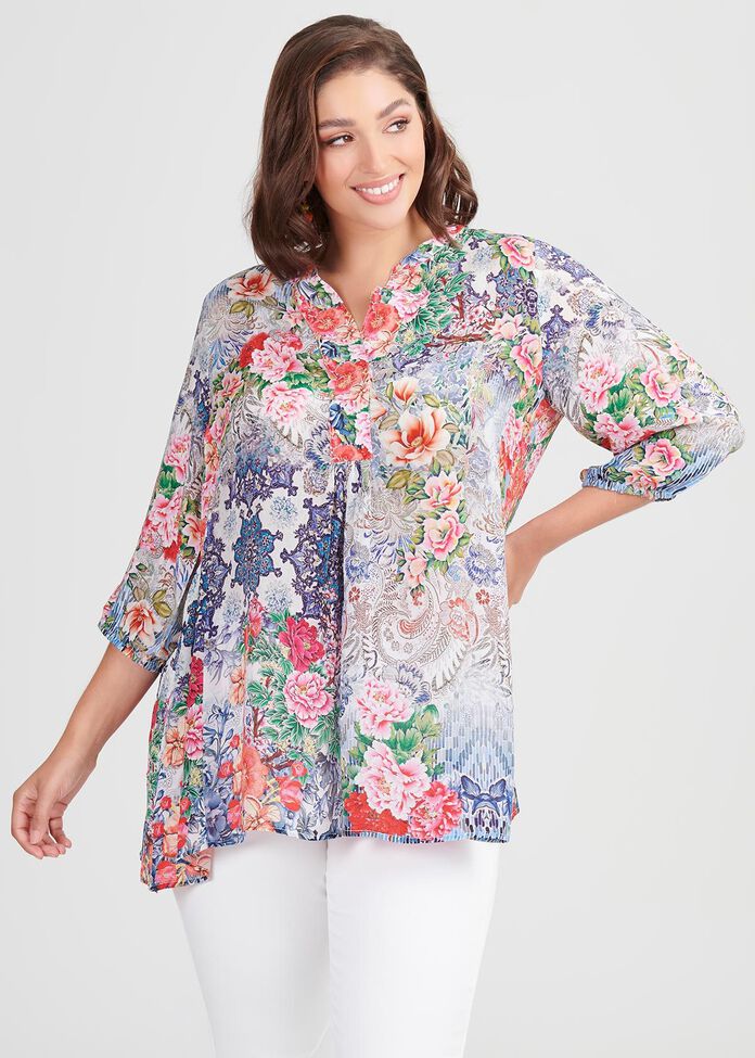 Natural Bloom Tunic, , hi-res