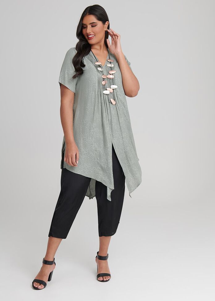 Luxe Jacquard Tunic, , hi-res