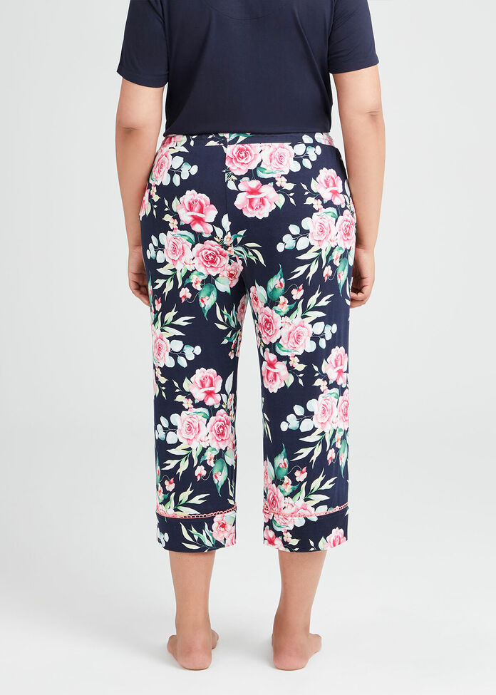 Bamboo Bouquet Pyjama 3/4 Pant, , hi-res