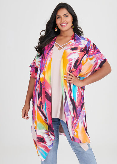 Colour Twist Cape