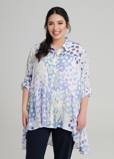 Plus Size Petite Fireworks Shirt