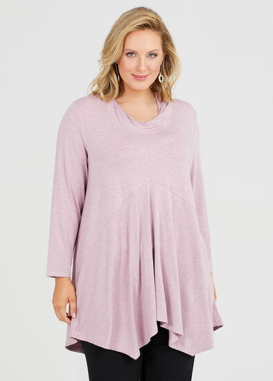 Plus Size Bamboo Marle Fusion Top