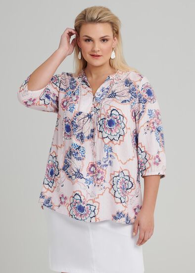 Plus Size Iris Garden Top