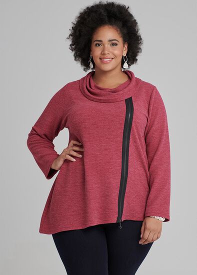 Plus Size Ebony Autumn Top