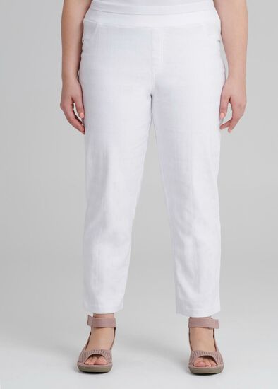 Plus Size Whitewash Pant