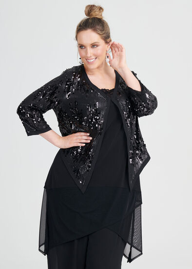 Plus Size Moon Rain Bolero