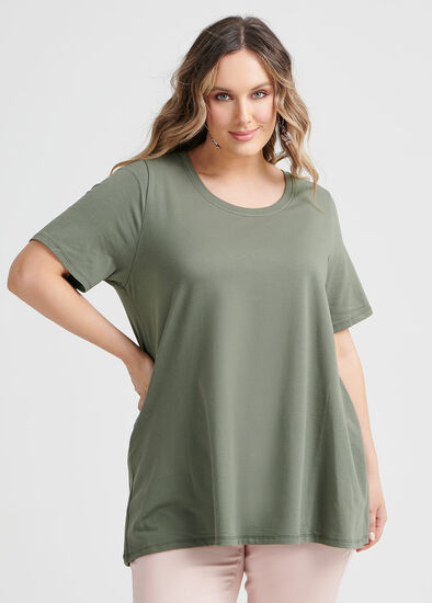 Plus Size Organic Swing Tee