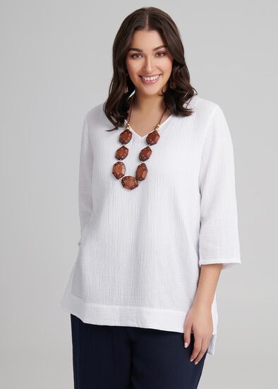 Plus Size Cotton Malta Top