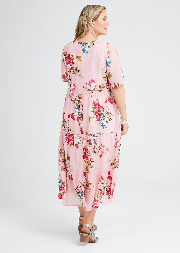 Wild Rose Tier Maxi Dress, , hi-res