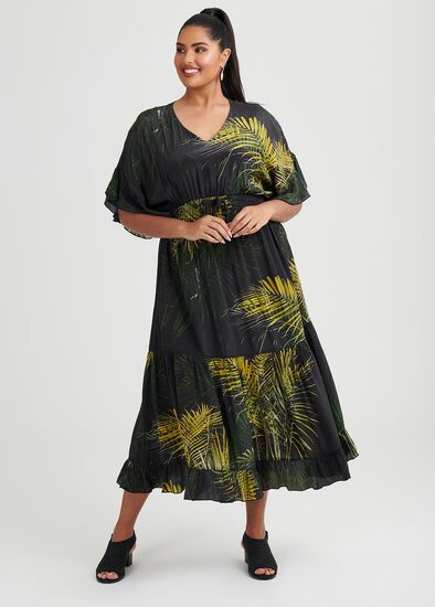 Plus Size Expose Maxi Dress