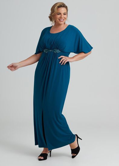 Plus Size Goddess Knit Maxi Dress