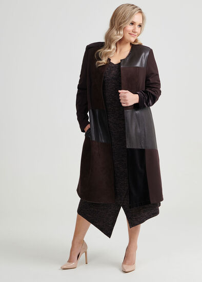 Plus Size Mix It Up Coat