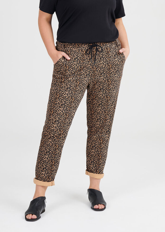 Animal Print Jogger, , hi-res