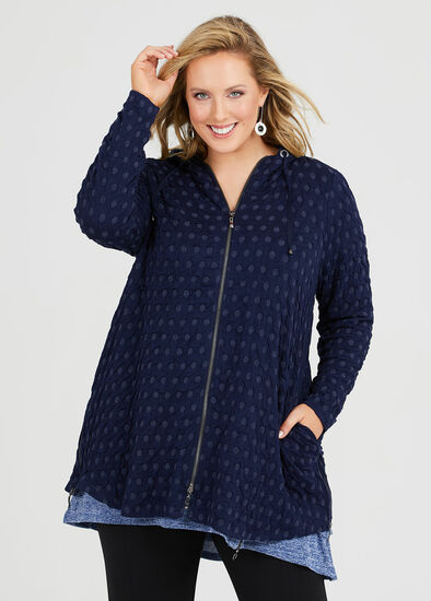 Plus Size Hideaway Lounge Cardigan