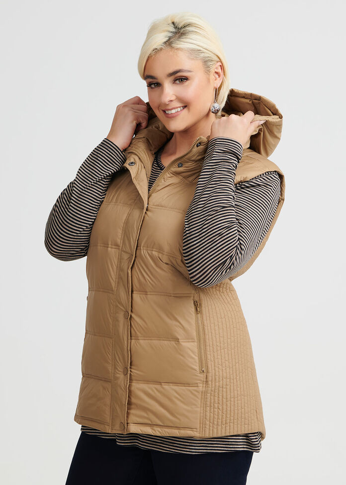 Time Traveller Puffer Vest, , hi-res