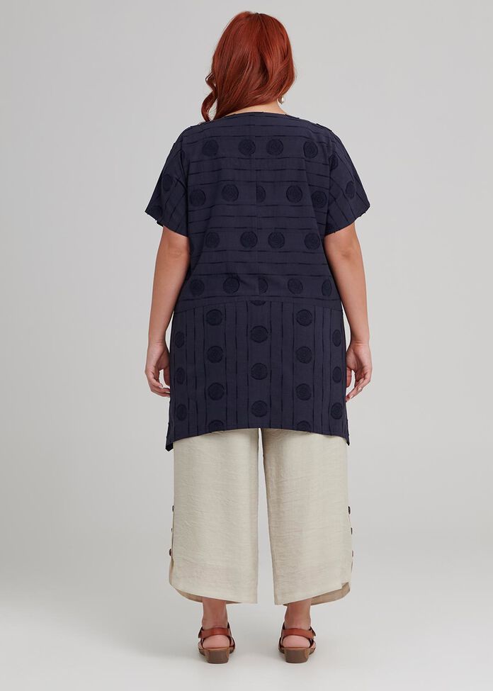 Tonal Spot Tunic, , hi-res