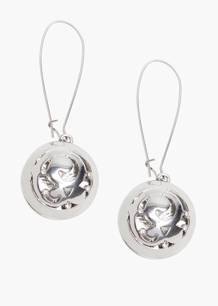 Ornate Orb Earrings, , hi-res