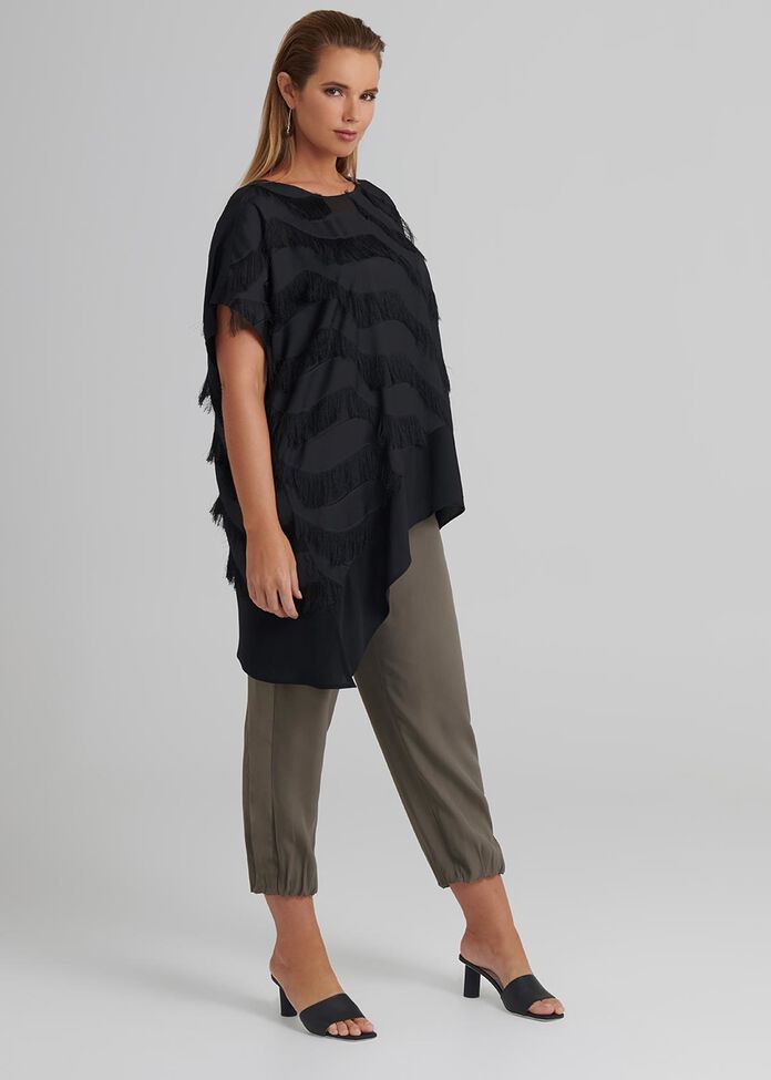 Inas Fringed Top, , hi-res