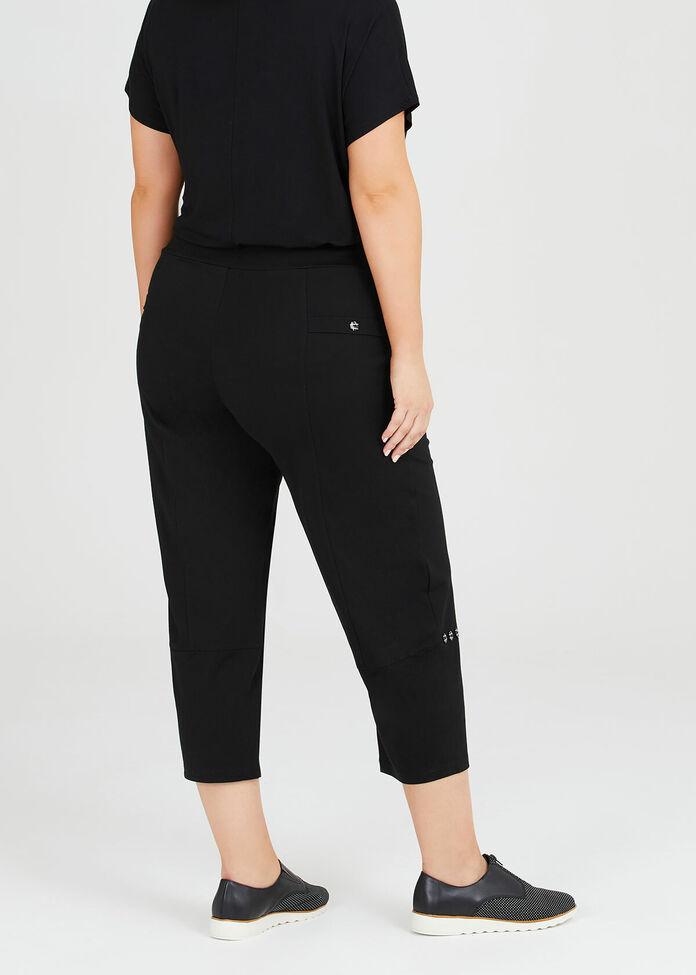 Tara Bamboo Ponte Crop Pant, , hi-res