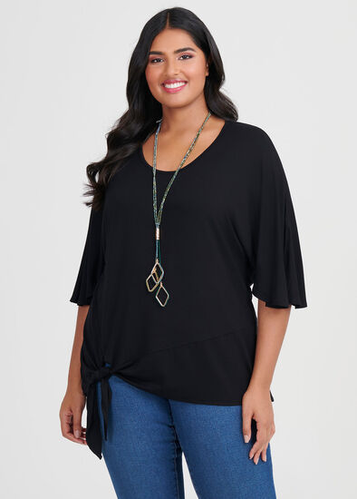 Plus Size Bamboo Angelique Knot Top