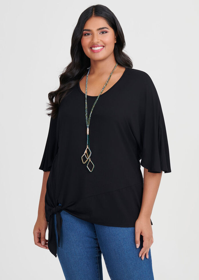 Bamboo Angelique Knot Top, , hi-res