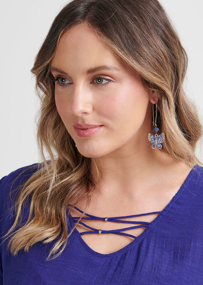 In A Flutter Earrings, , hi-res