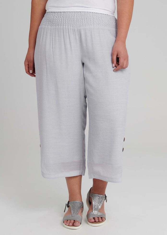 Sahara Button Crop Pant, , hi-res