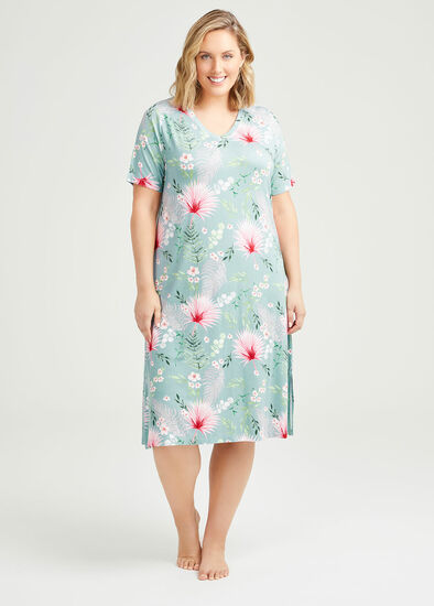 Plus Size Bamboo Garden Nightie