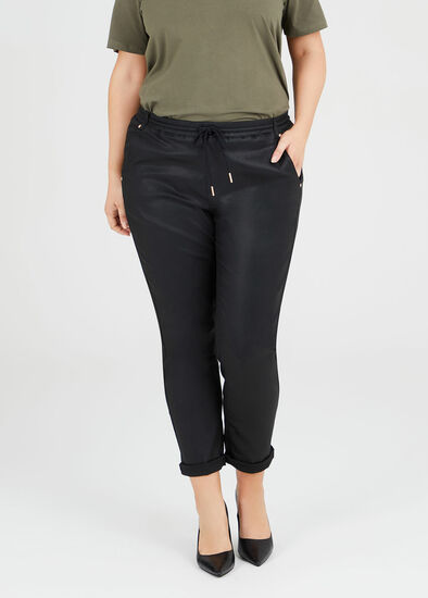 Plus Size The Coated Relaxed Jogger