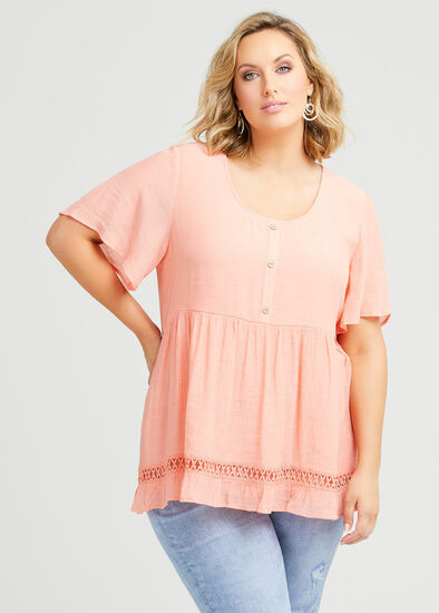 Plus Size Sunrise To Sunset Top