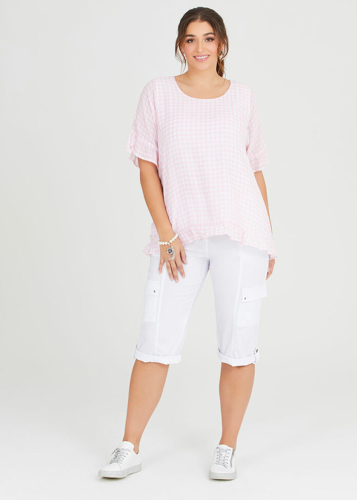 Sweet Gingham Top, , hi-res